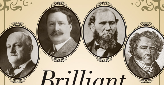Portraits from front cover of Brilliant Deduction